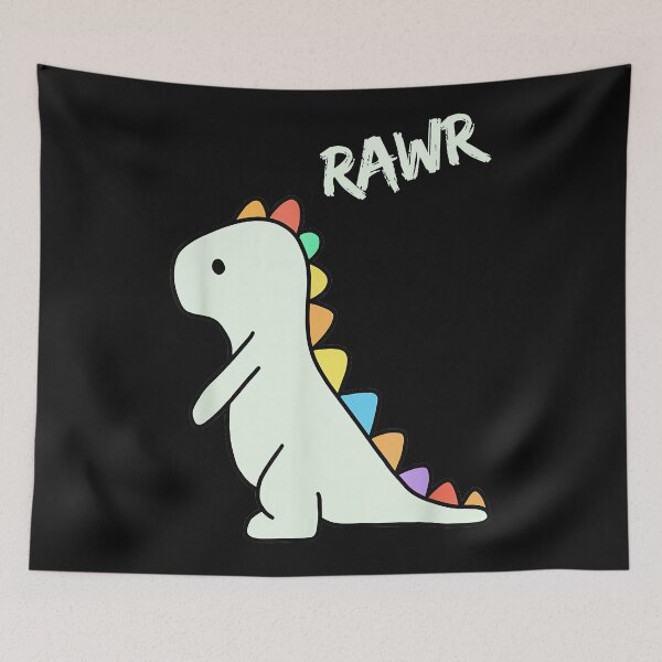 Item preview, Rawr Rainbow Dinosaur Kids Lover designed and sold by AmaXONIC.