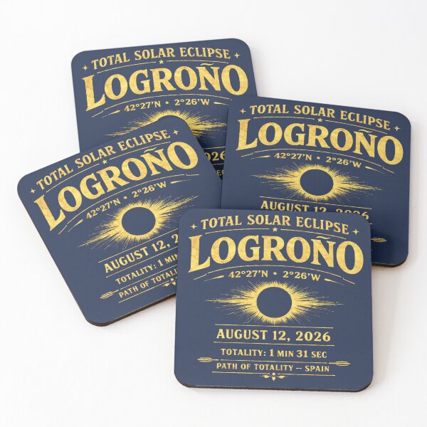 Item preview, Logroño Total Solar Eclipse Spain 2026 Totality designed and sold by CalmCapy Co.