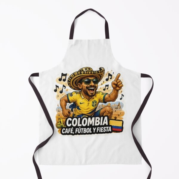 Item preview, Colombia Café, Fútbol y Fiesta Soccer Fan Sticker designed and sold by syndia2209.