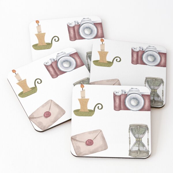 Item preview, Vintage Dark Academia Watercolor Objects culture Sticker Pack designed and sold by Art IN Pack.