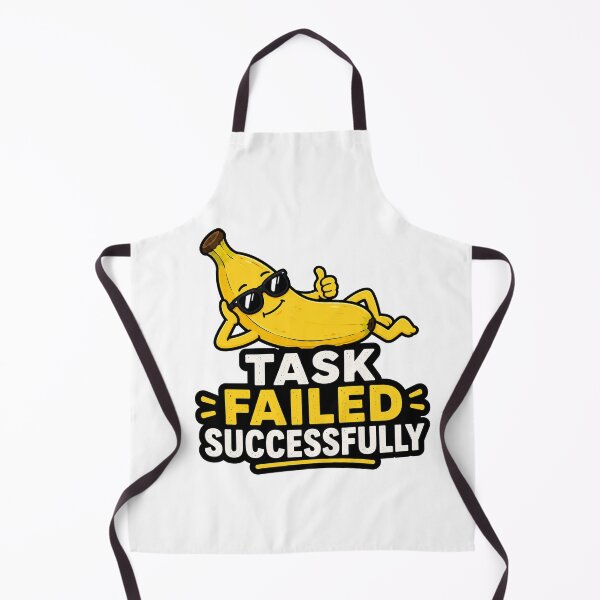 Item preview, Task Failed Successfully Funny Banana Cartoon Humor Design designed and sold by MonkiFlipp.