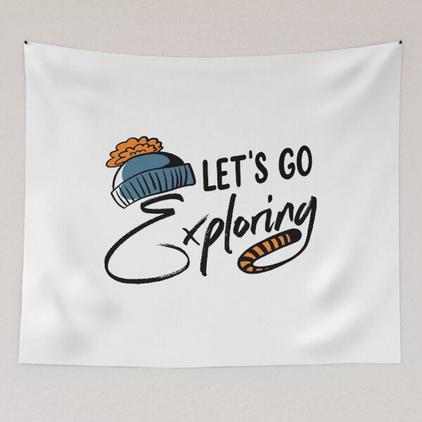 Item preview, Let's Go Exploring Adventure Graphic Tee designed and sold by AnnickGoutal1.