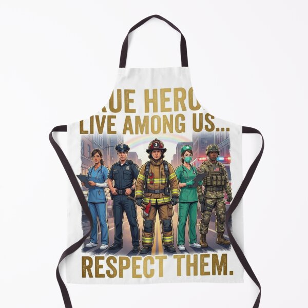 Item preview, True Heroes Live Among Us - Respect Them Essential Workers designed and sold by Csaba1983.