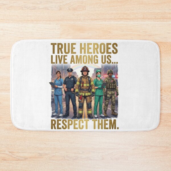Item preview, True Heroes Live Among Us - Respect Them Essential Workers designed and sold by Csaba1983.