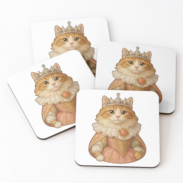 Item preview, Queen Cat Portrait designed and sold by AtlantiqArt.