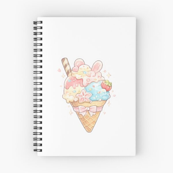 Item preview, Super Cute Ice Cream designed and sold by fadeinkstudio.