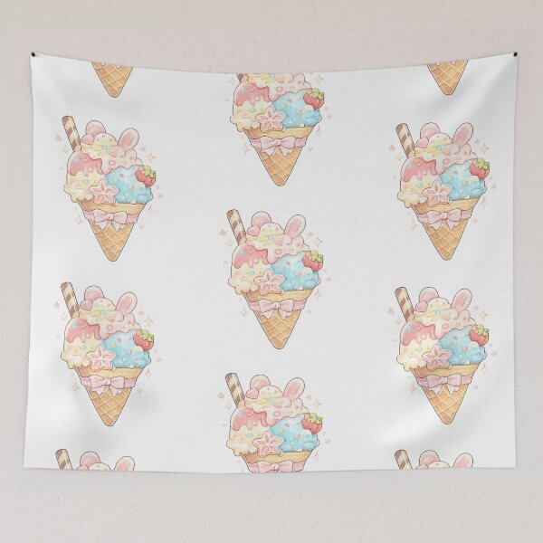 Item preview, Super Cute Ice Cream designed and sold by fadeinkstudio.