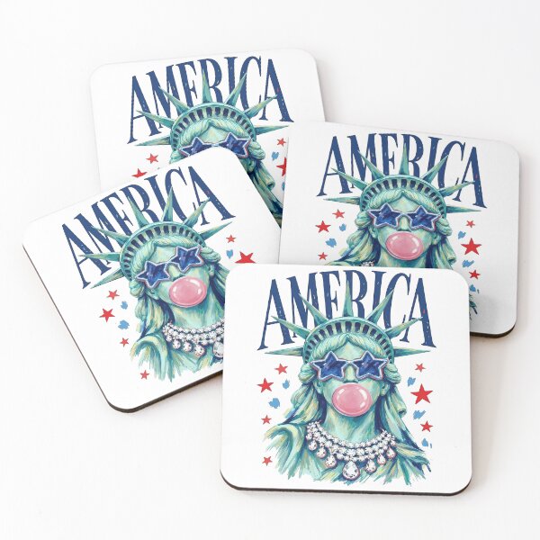 Item preview, America Statue of Liberty Blowing Bubble Gum designed and sold by KillianGrantM.