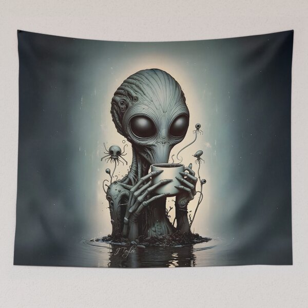 Item preview, Alien Friends designed and sold by JacquiTaylorArt.