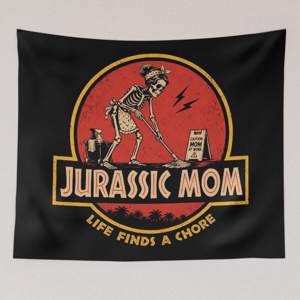 Item preview, Jurassic Mom Prehistoric Parenting Survivor designed and sold by Retr0Tshirts.