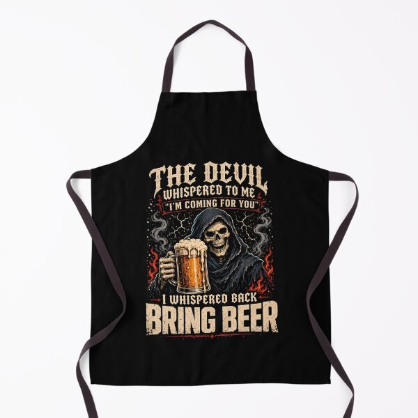 Item preview, The Devil Whispered Bring Beer Grim Reaper designed and sold by LunaMagicStudio.