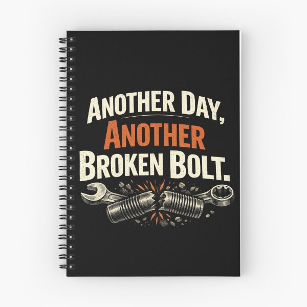 Item preview, Another Day Another Broken Bolt – Funny Mechanic Humor Design for Car Guys & Auto Techs designed and sold by Ladys-Gents.