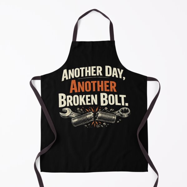 Item preview, Another Day Another Broken Bolt – Funny Mechanic Humor Design for Car Guys & Auto Techs designed and sold by Ladys-Gents.