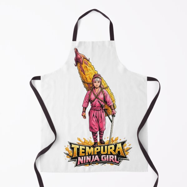 Item preview, Tempura Ninja Girl: The Crispy Magical Girl Fighting Against Evil designed and sold by Surreal Characters & Cute Pups.