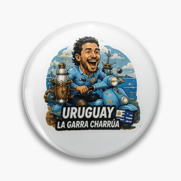 Item preview, Uruguay La Garra Charrúa Soccer Fan Sticker designed and sold by Pixanova.
