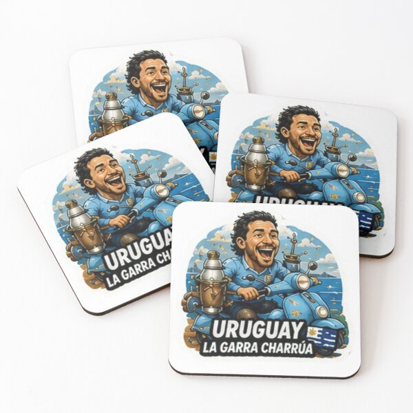 Item preview, Uruguay La Garra Charrúa Soccer Fan Sticker designed and sold by Pixanova.