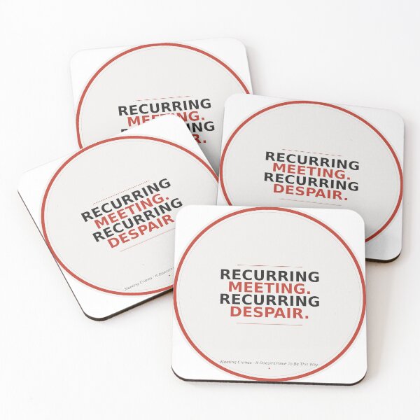Item preview, Meeting Crimes - Recurring Meeting. Recurring Despair designed and sold by Meeting Crimes.