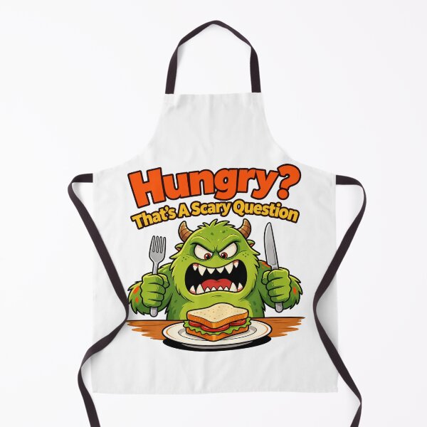 Item preview, Hungry? That's A Scary Question Funny Food Lover Design designed and sold by KP Creative Co.