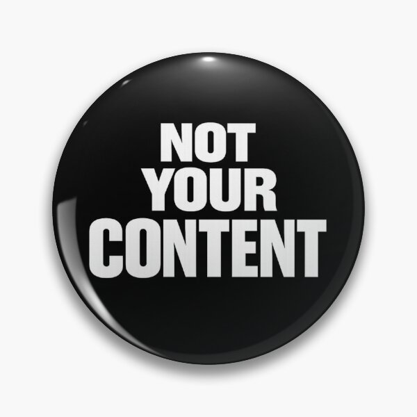 Item preview, Not Your Content Privacy Rights Stop filming me designed and sold by ArcanePrintsxo.
