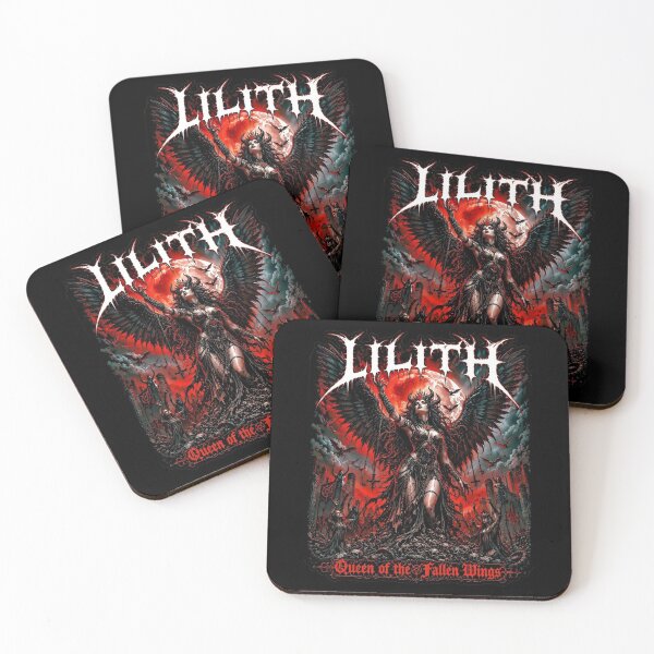 Item preview, Lilith Queen Of Fallen Wings Gothic Metal Shirt designed and sold by DeimosArtIntl.