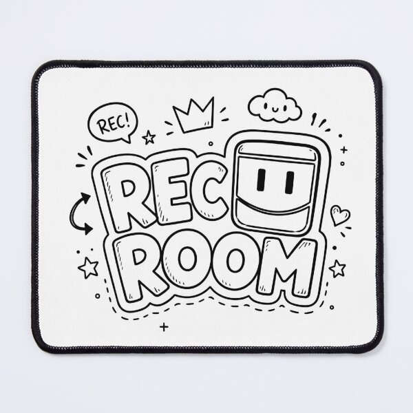 Item preview, Rec Room gaming logo doodle designed and sold by CreativeArt520.