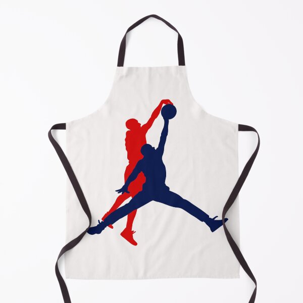Item preview, Air Jordan Jumpman blocked by Kobe Bryant - Logo Mashup Parody (blue and red) designed and sold by ZERO-MIND.