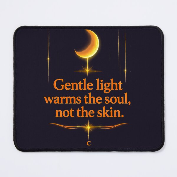 Item preview, Gentle light warms the soul, not the skin. designed and sold by MaxDreamsArt.