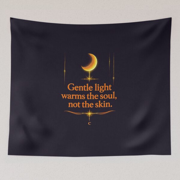 Item preview, Gentle light warms the soul, not the skin. designed and sold by MaxDreamsArt.