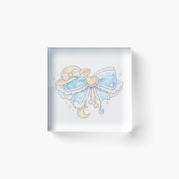 Item preview, Super Cute Blue Bow designed and sold by fadeinkstudio.