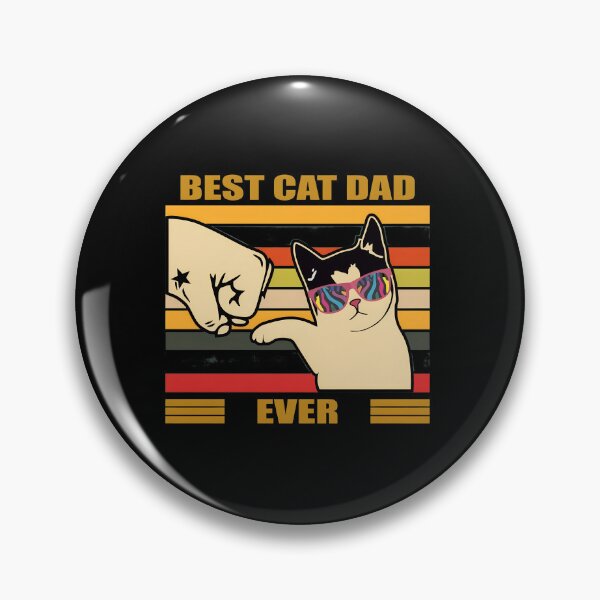 Item preview, Best cat dad ever vintage designed and sold by Dmo3HarkoArt.