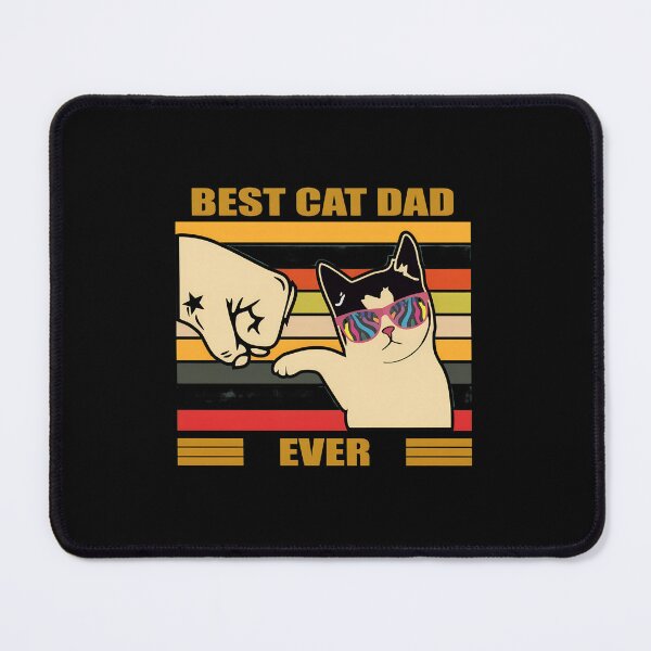 Item preview, Best cat dad ever vintage designed and sold by Dmo3HarkoArt.