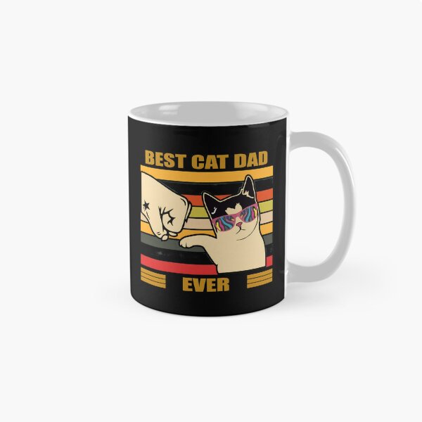 Item preview, Best cat dad ever vintage designed and sold by Dmo3HarkoArt.