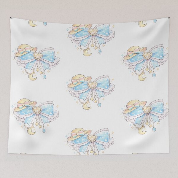 Item preview, Super Cute Blue Bow designed and sold by fadeinkstudio.