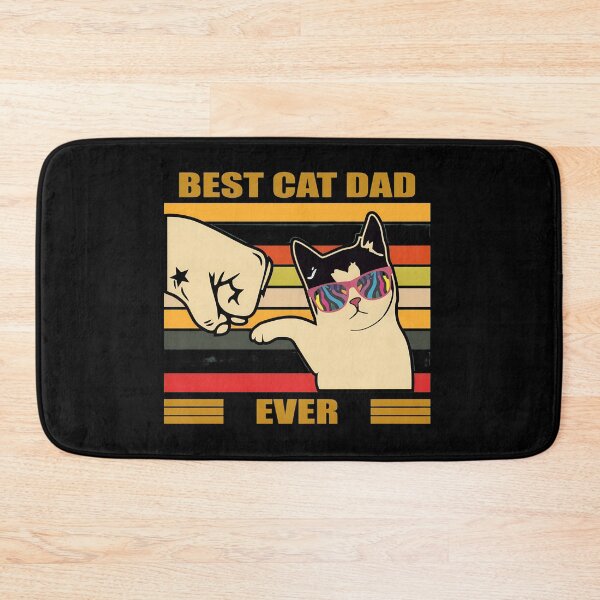Item preview, Best cat dad ever vintage designed and sold by Dmo3HarkoArt.