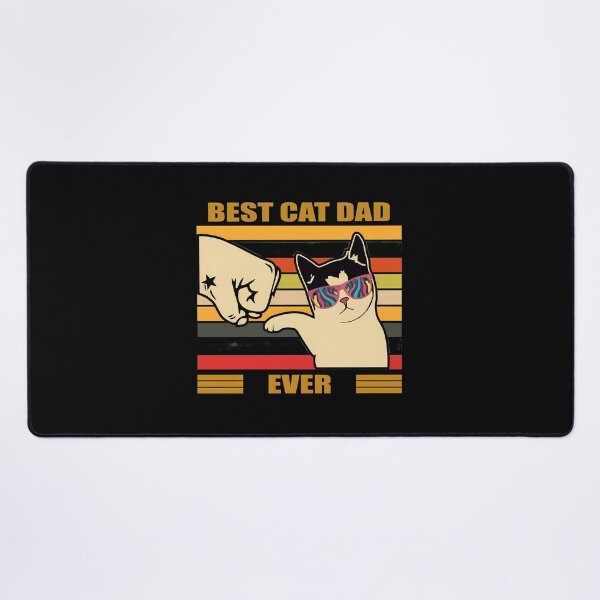 Item preview, Best cat dad ever vintage designed and sold by Dmo3HarkoArt.