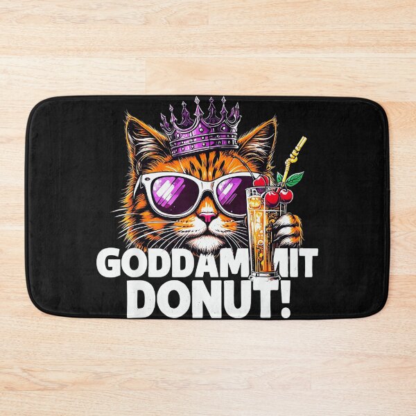 Item preview, Goddammit Donut Funny Sassy Cat Meme Lover designed and sold by AmaXONIC.