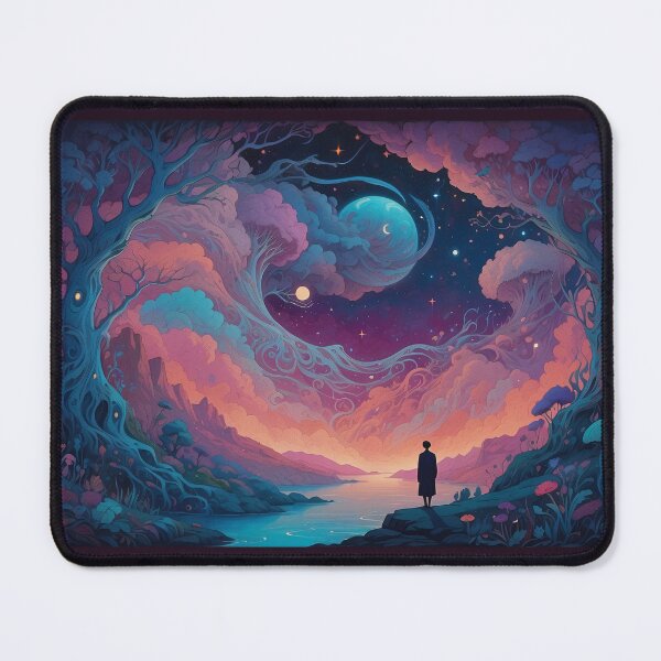 Item preview, Dreamscape Beyond the Stars – Fantasy Cosmic Forest Art designed and sold by KiraChie.