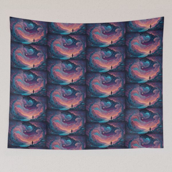 Item preview, Dreamscape Beyond the Stars – Fantasy Cosmic Forest Art designed and sold by KiraChie.