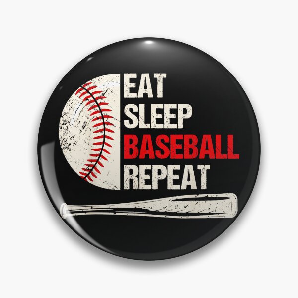 Item preview, Eat Sleep Baseball Repeat Baseball Player Fan Lover designed and sold by AmaXONIC.