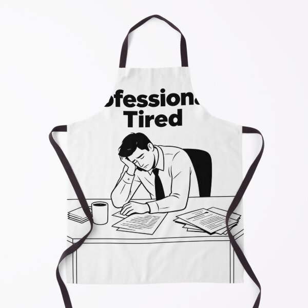 Item preview, Professionally Tired Funny Office Worker Design designed and sold by KP Creative Co.