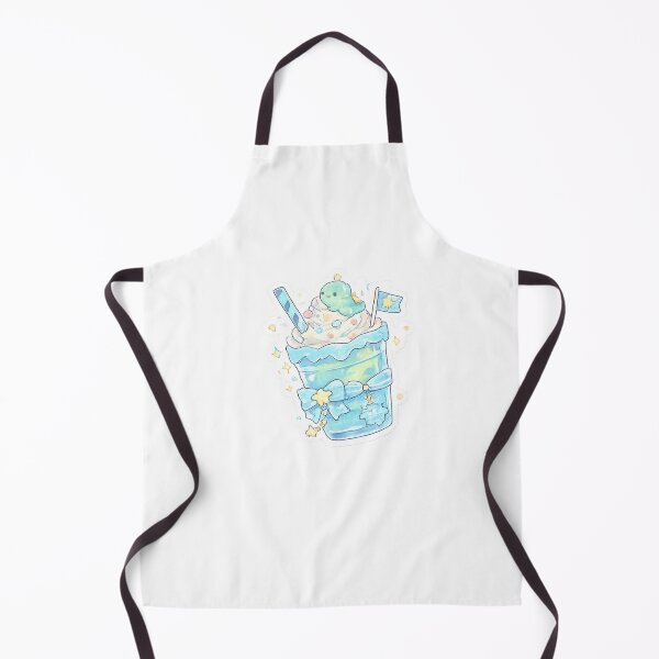 Item preview, Cute Blue Milkshake Summer Vibe designed and sold by fadeinkstudio.