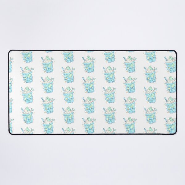 Item preview, Cute Blue Milkshake Summer Vibe designed and sold by fadeinkstudio.