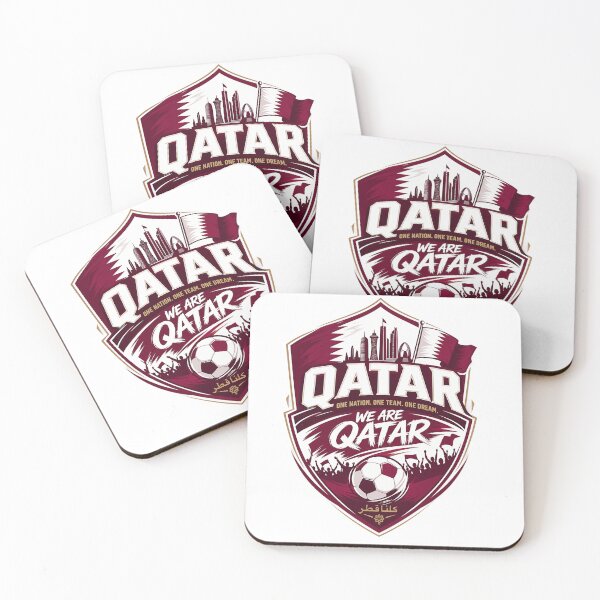 Item preview, Qatar Football Emblem, National Team Soccer Badge  designed and sold by Jandedan.