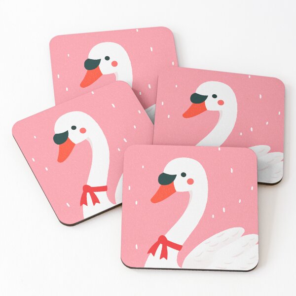 Item preview, Whimsical Swan Illustration – Charming Folk Art Bird designed and sold by Studio Remier.