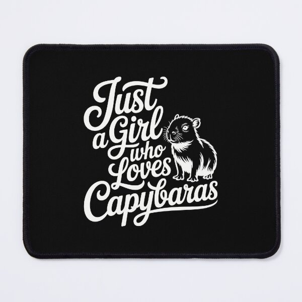 Item preview, Just a girl who loves capybaras designed and sold by jkrphoto.