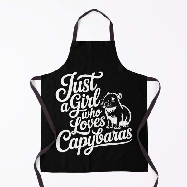 Item preview, Just a girl who loves capybaras designed and sold by jkrphoto.