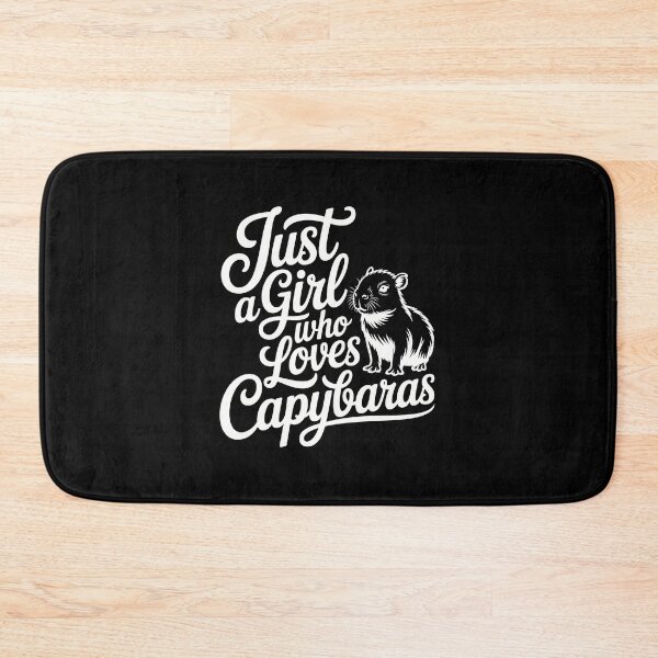 Item preview, Just a girl who loves capybaras designed and sold by jkrphoto.