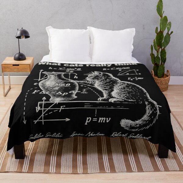 Item preview, What Cats Really Think Physics Equations Scientist Cat Lover designed and sold by AmaXONIC.