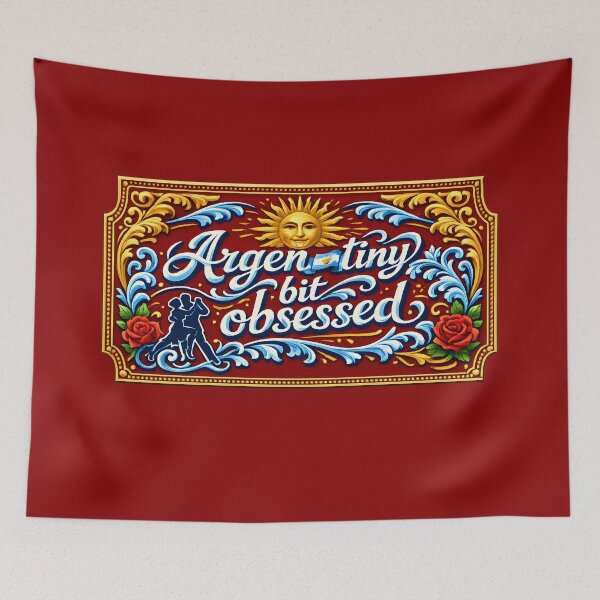 Item preview, An Argen-tiny Bit Obsessed designed and sold by KungPowUnicorn.