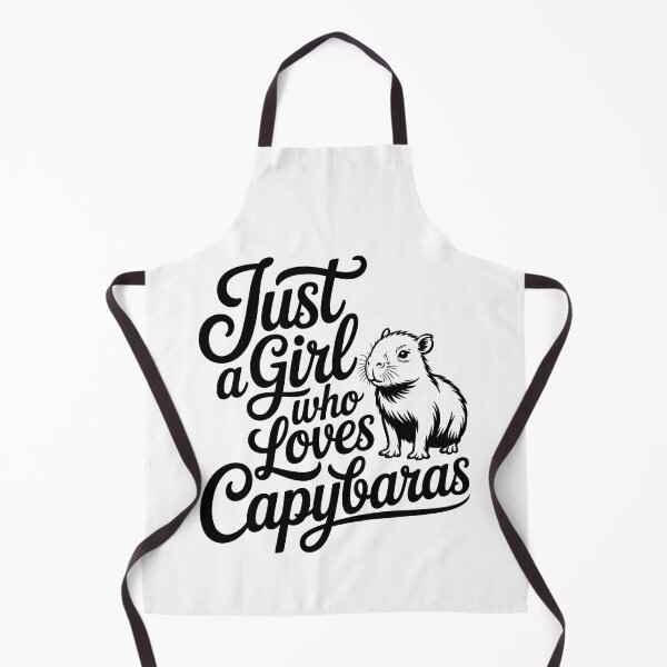 Item preview, Just a girl who loves capybaras designed and sold by jkrphoto.